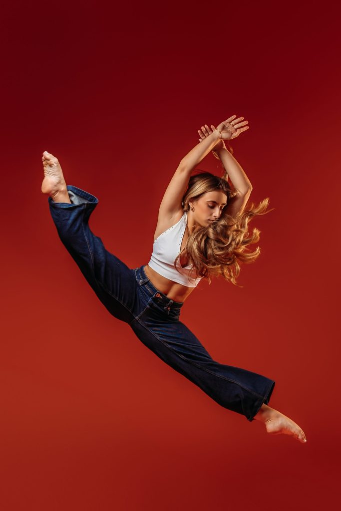 Danseuse en grand jeté